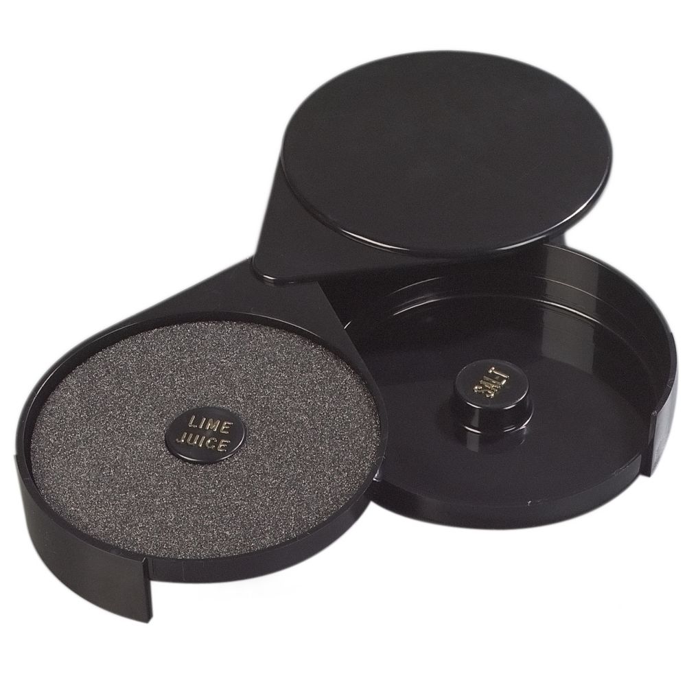 Carlisle&reg; 2 Tier Glass Rimmer, Black
