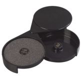 Carlisle&reg; 2 Tier Glass Rimmer, Black