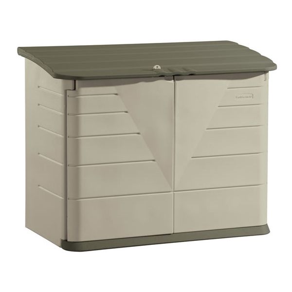 Rubbermaid&reg; 32 Ft. Capacity Olive Sandstone Storage Shed
