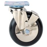 Metro 5 in. Dia. 1-3/4 Wide Super Erecta Dolly Plate Caster