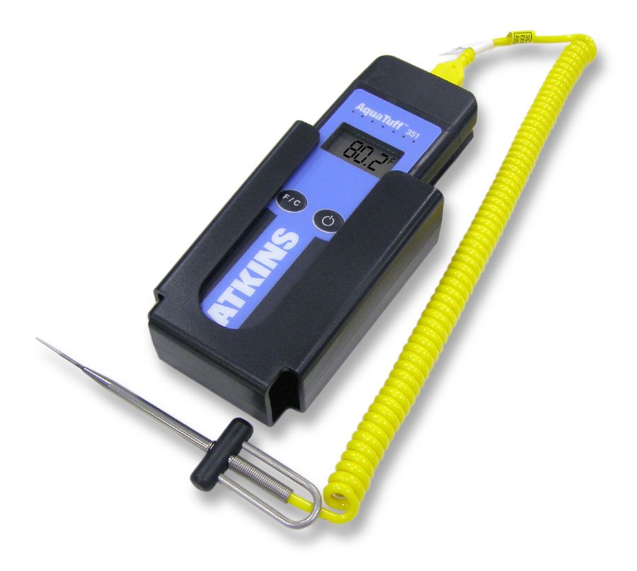 Cooper Atkins Aquatuff&trade; Type K Thermocouple w/ Probe + Bracket