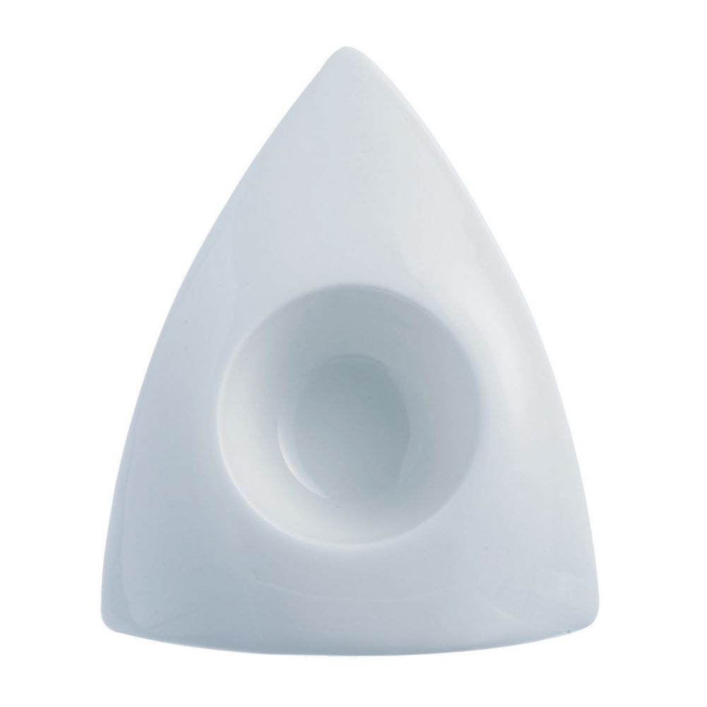 Cardinal Arcoroc Appetizer Porcelain 1 Oz Triangular Wave Bowl