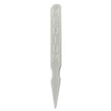 Spirit&trade; White 3" Medium Well Done Plastic Steak Markers