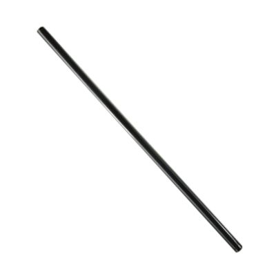 Spirit&trade; Black Plastic 4" Unwrapped Slim Bar Straws