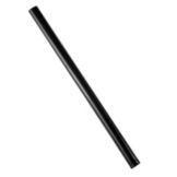 Spirit&trade; Black Plastic 5-3/4" Unwrapped Jumbo Straws