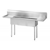 Turboair S/S Three Compartment Sink