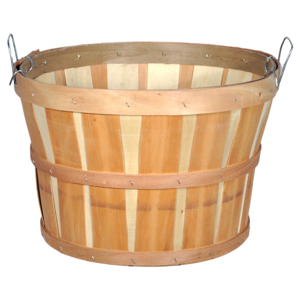 Texas Basket Co. Natural Round 1/2 Bushel Basket