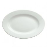 Oneida Delco Ceramicor Bright White Oval RE Platter, 11&frac34;"