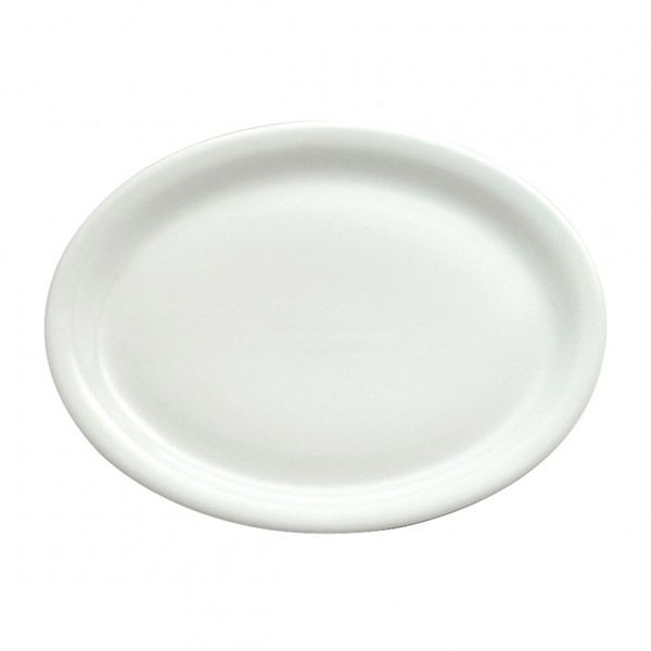 Oneida Delco Ceramicor Bright White NR Oval Platter, 11&frac12;"