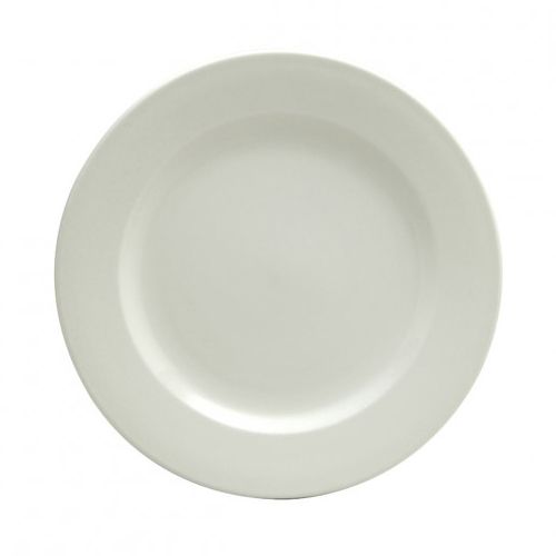 Oneida Delco Atlantic Cream White Rolled Edge Plate, 6&frac14;"