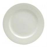 Oneida Delco Atlantic Cream White Rolled Edge Plate, 12"