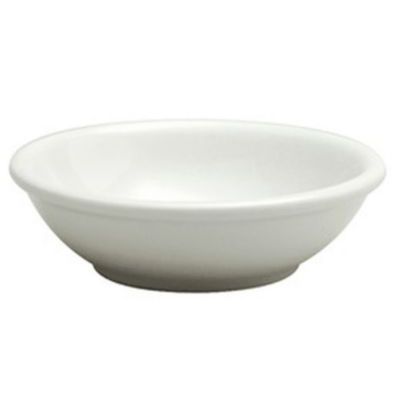 Oneida Delco Atlantic Cream White Rolled Edge Fruit Dish, 4"