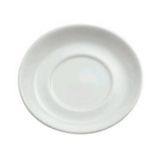 Oneida Delco Ceramicor Br White Milano A.D. Saucer, 4&frac14;"