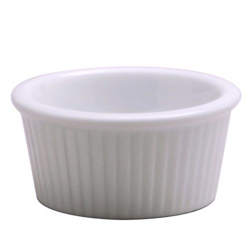 Oneida Serveware White 2.5 oz Fluted Ramekin