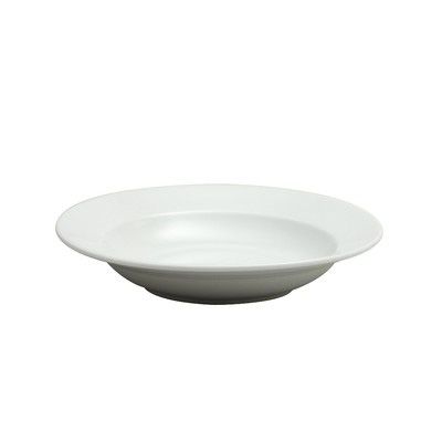Oneida Delco Ceramicor Bright White Deep Rimmed 12 oz Soup Bowl