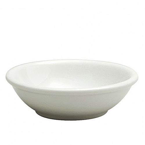 Oneida Delco Atlantic Cream White Rolled Edge 4&frac34;"Fruit Dish