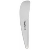 White Plastic Curved Spatula, 9-1/2" Long