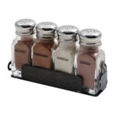 Labeled 5 Piece Shaker & Rack Set
