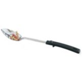 Vollrath Slotted S/S 14" Basting Spoon w/ Blk Grip 'N Serv Handle