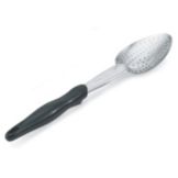 Vollrath Perforated S/S Basting Spoon w/ Black Ergo Grip Handle