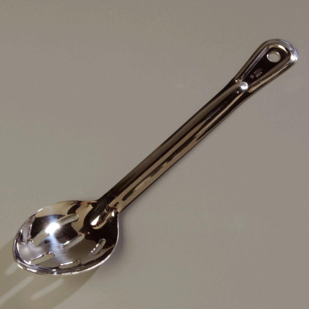 Carlisle Heavyweight Slotted Spoon, S/S, 13"