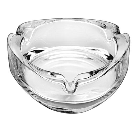 Triangular Glass 3" Ashtray