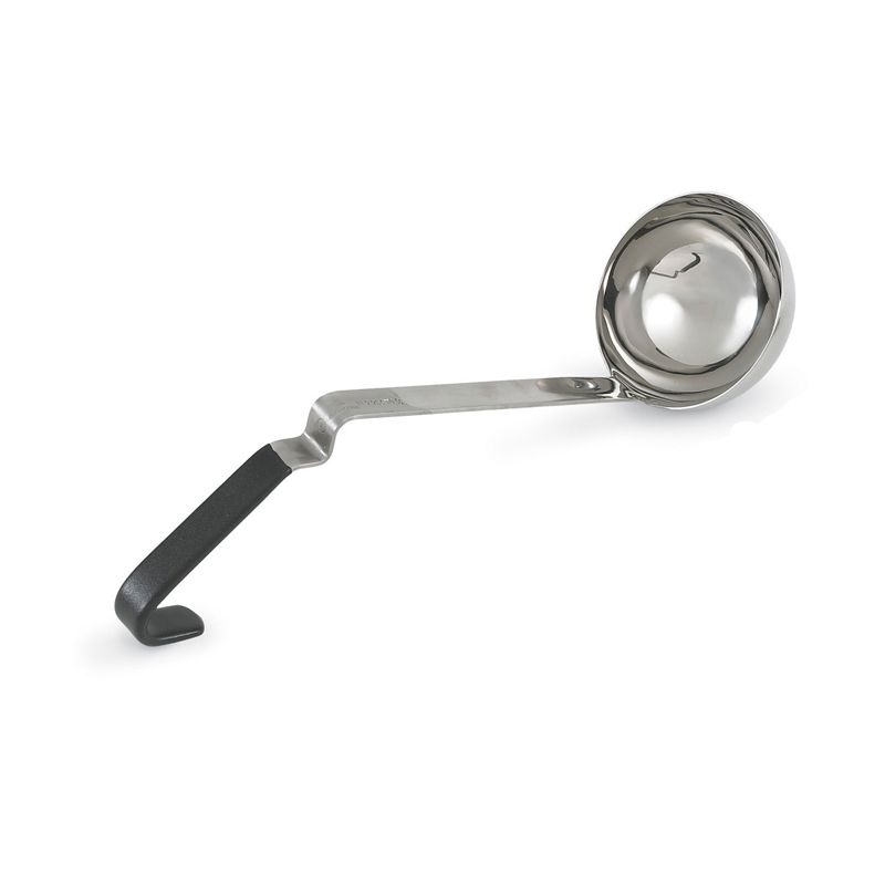 Jacob's Pride S/S Ladle w/ Black Ergo Grip Kool-Touch Handle, 8 oz