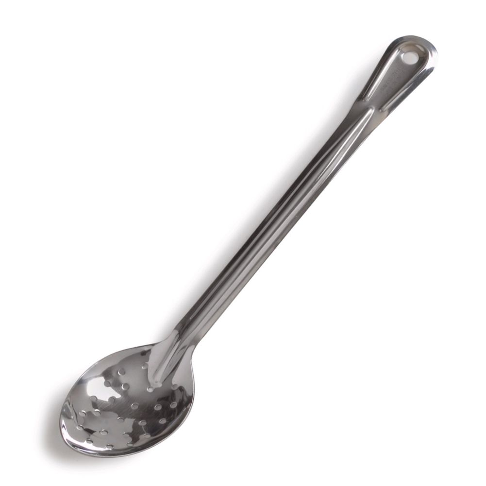 Carlisle Heavyweight Perforated Spoon, S/S, 13"