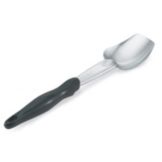 Vollrath S/S 3-Sided Basting Spoon w/ Black Ergo Grip Handle