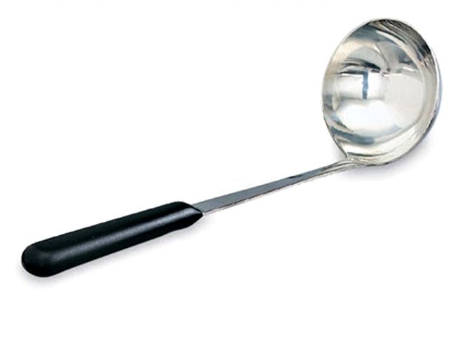 Vollrath Kool Touch S/S 4 Oz Ladle w/ Black Insulated Handle