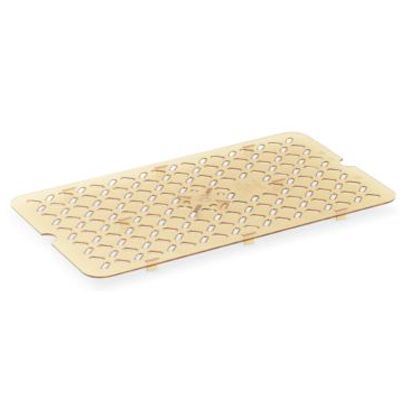 Super Pan III 1/6 Size High Temp Plastic False Bottom, Amber