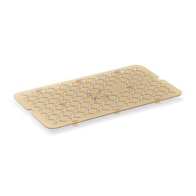 Super Pan III 1/4 Size High Temp Plastic False Bottom, Amber