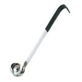 Jacob's Pride&reg; 1-Piece S/S Ladle w/ Black Kool-Touch Handle, 1 oz
