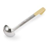 Jacob's Pride Color Coded S/S Ladle w/ Ivory Kool-Touch Handle, 3 oz