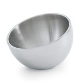 Angled Double Wall Insulated S/S Display Bowl, 1.9 Qt