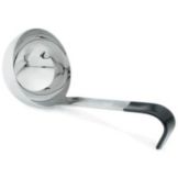 Jacob's Pride Heavy Duty S/S Ladle w/ Black Kool-Touch Handle, 6 oz