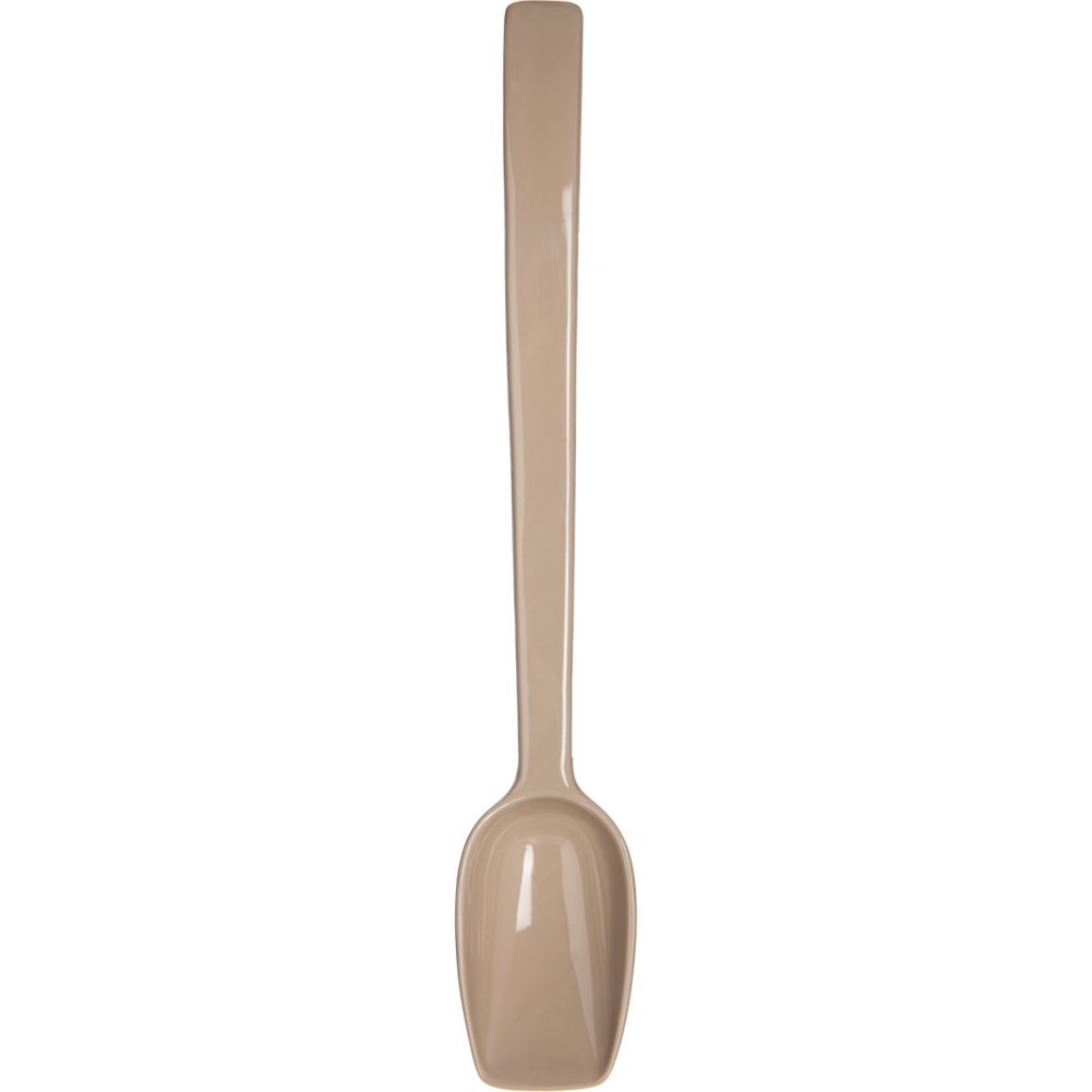 Carlisle&reg; 10" Beige Solid Spoon