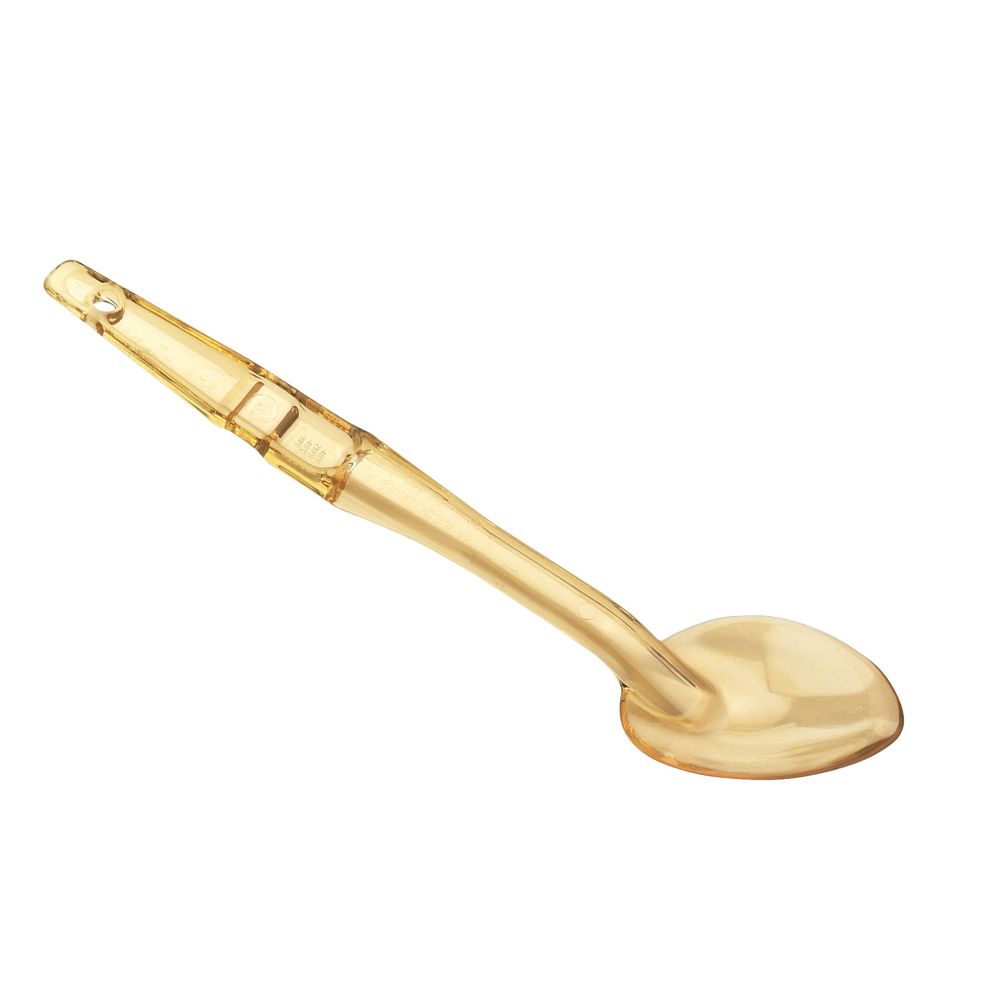 Cambro Solid Amber High Heat Camtensil&reg; 13" Deli Spoon