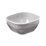 Carlisle&reg; Square Polycarbonate Bowl, White, 10 oz