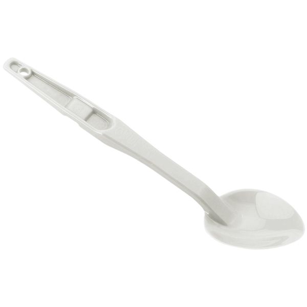 Cambro Solid White Camwear&reg; 13" Serving Spoon