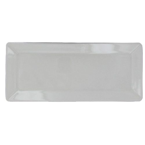 Homer Laughlin Times Square 11-15/16 x 4-7/8" Rectangular Tray