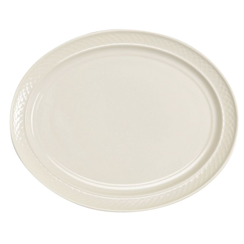 Homer Laughlin China Gothic&reg; Undecorated 13-1/8" Oval Platter
