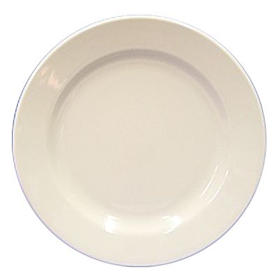 Homer Laughlin China Gray Band 9" RE Plate