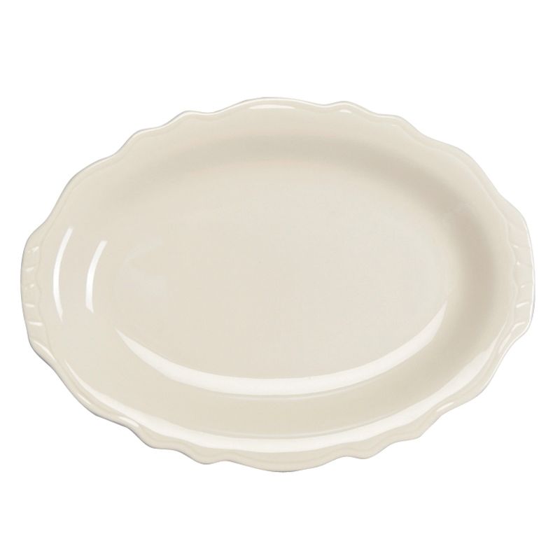 Homer Laughlin China Carolyn Undecorated 9-7/8" Platter