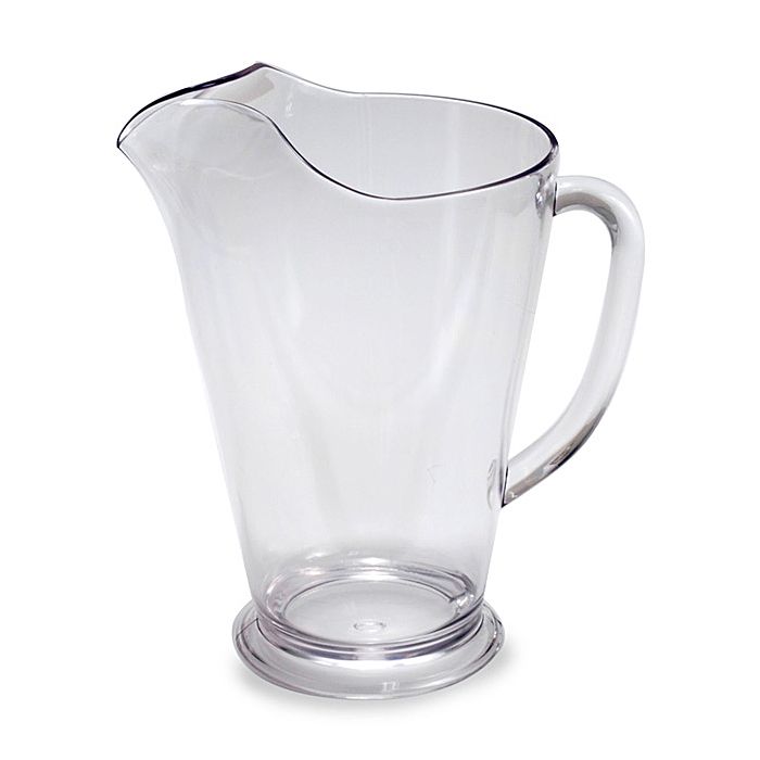 Plastic 64 oz Pitcher w/ Ice Lip