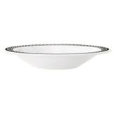 Homer Laughlin China Checkers Black RE 12.75 oz Rimmed Soup Bowl