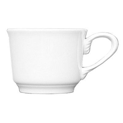 Homer Laughlin Ameriwhite&reg; Pristine&reg; White 8 oz Elegant Teacup
