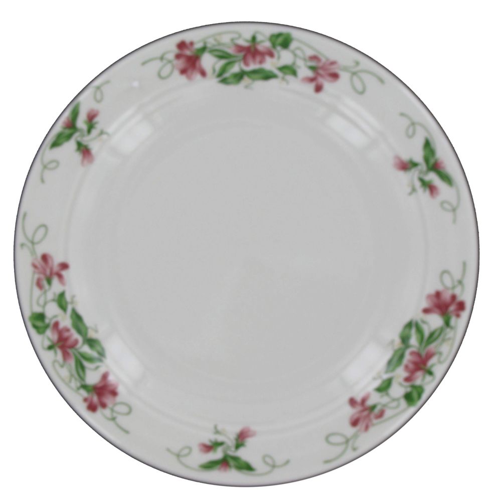 Homer Laughlin China Seville&reg; Pink Violets&copy; 6-1/4" Plate