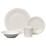 Homer Laughlin China Fiesta&reg; White 16-Piece Place Setting Box