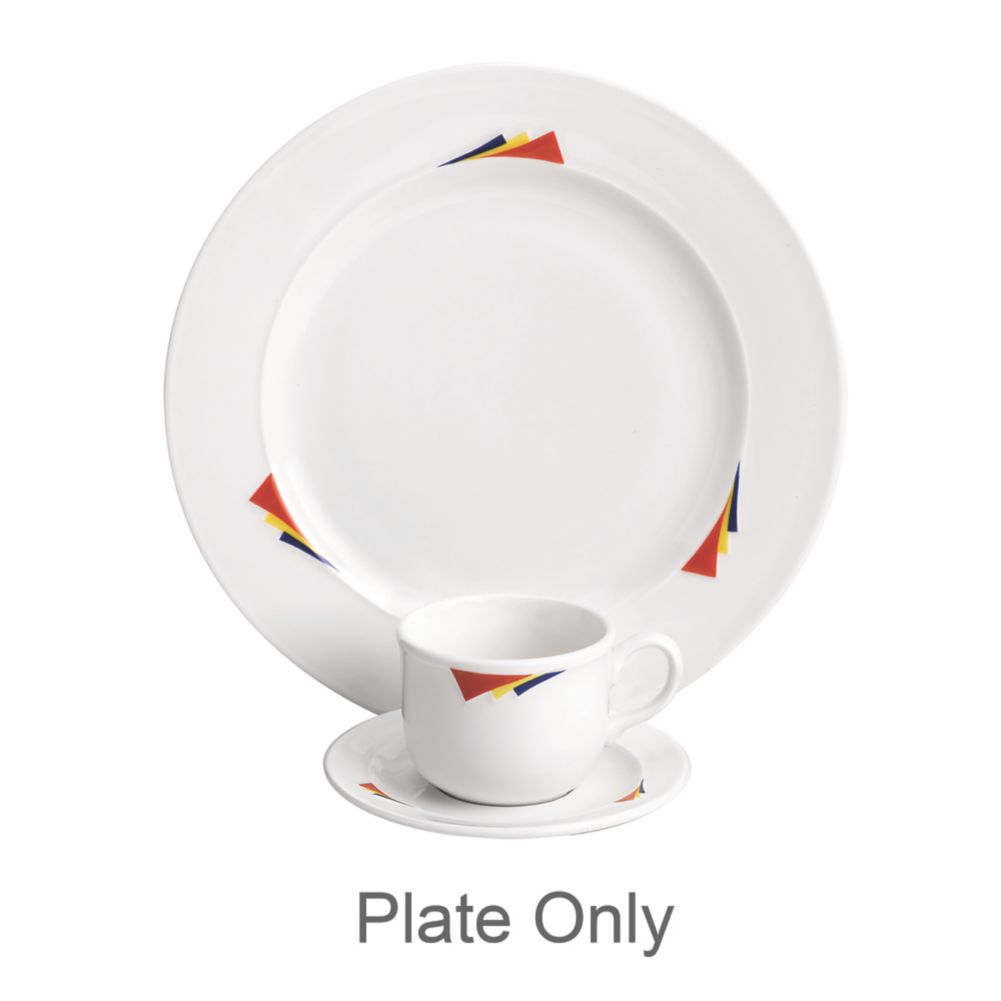 Homer Laughlin Ameriwhite&reg; Milford&reg; Prime&copy; White Plate